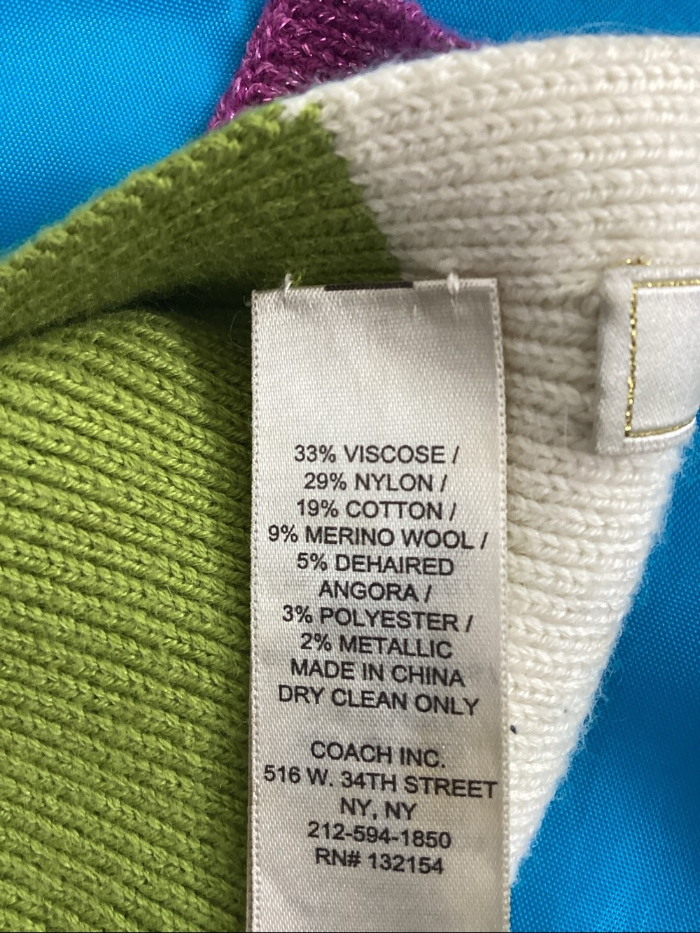 Coach scarf - Picture 3 of 4